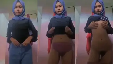 ABG Hijab Indo Ngangkang Brutal Basah Panas Viral Hot