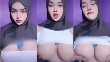 ARRAZYNY Hijab Gak Pakai BH Muncrat