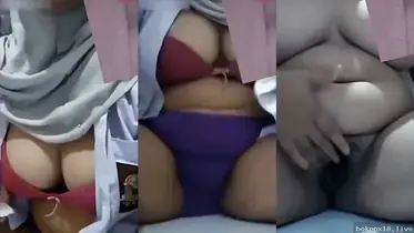 Siswi SMA Hijab Montok Tertangkap Kamera Saat Bikin Ngaceng